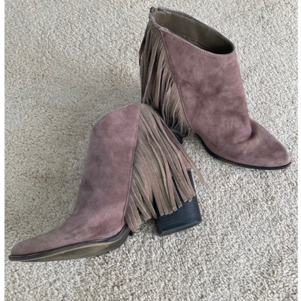 Mossimo Supply Co from Target Heeled Fringe Boots